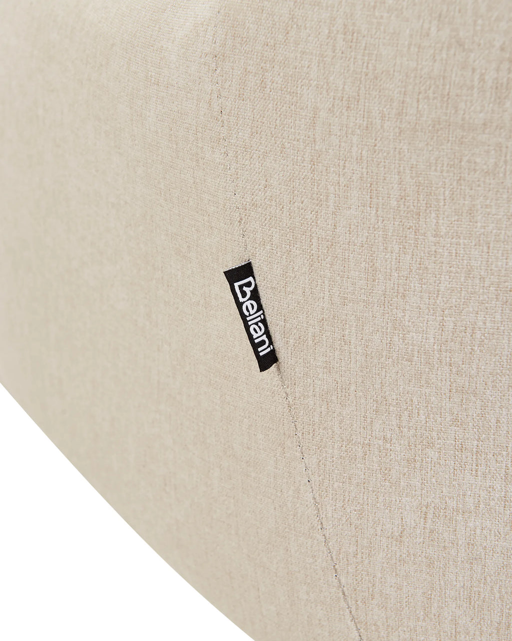 Set of 2 Dining Chairs Swivel MIRA Fabric Beige