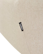 Set of 2 Dining Chairs Swivel MIRA Fabric Beige
