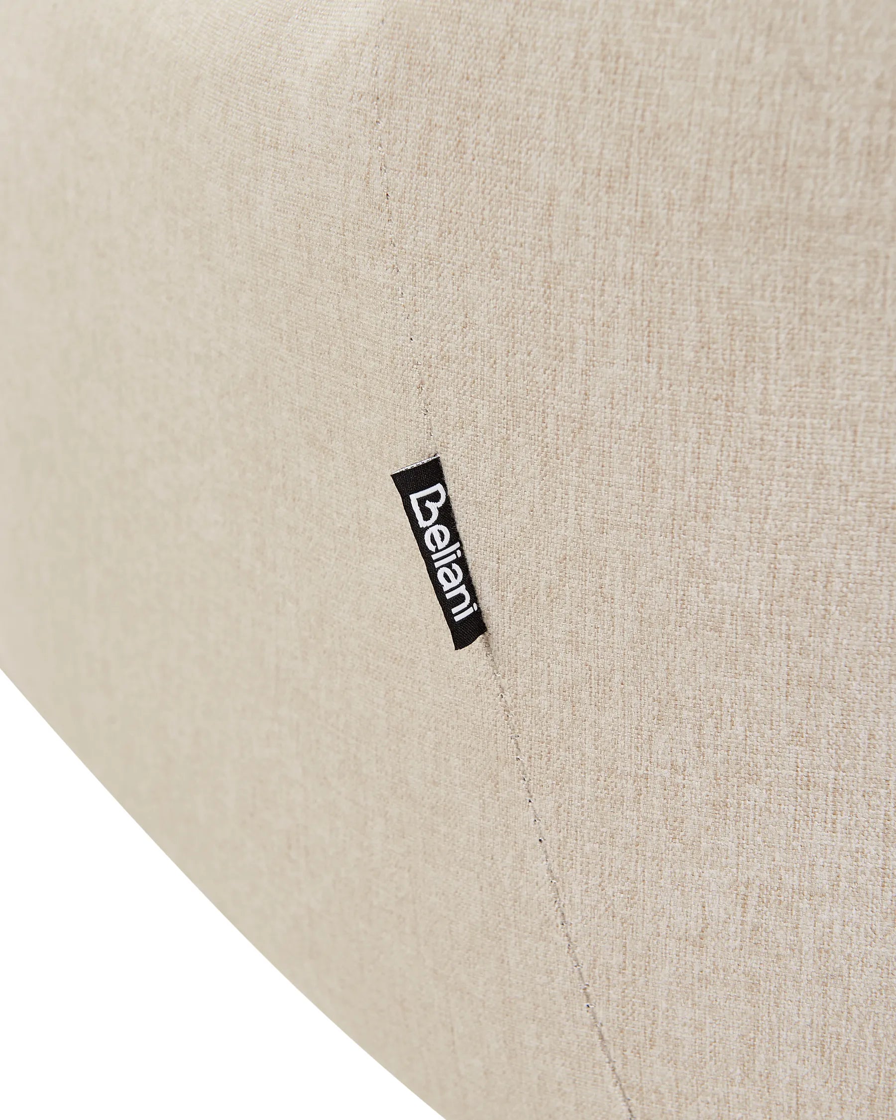 Set of 2 Dining Chairs Swivel MIRA Fabric Beige