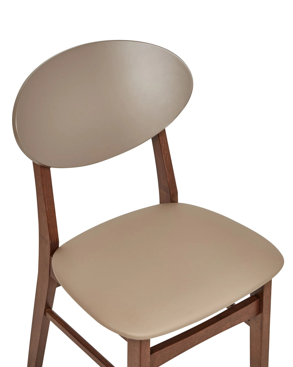 Set of 2 Dining Chairs AMERY Wood Light Brown/ Brown