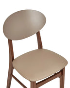 Set of 2 Dining Chairs AMERY Wood Light Brown/ Brown