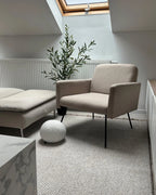Armchair NARKEN Fabric Beige