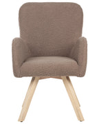 Armchair BJARN Boucle Brown