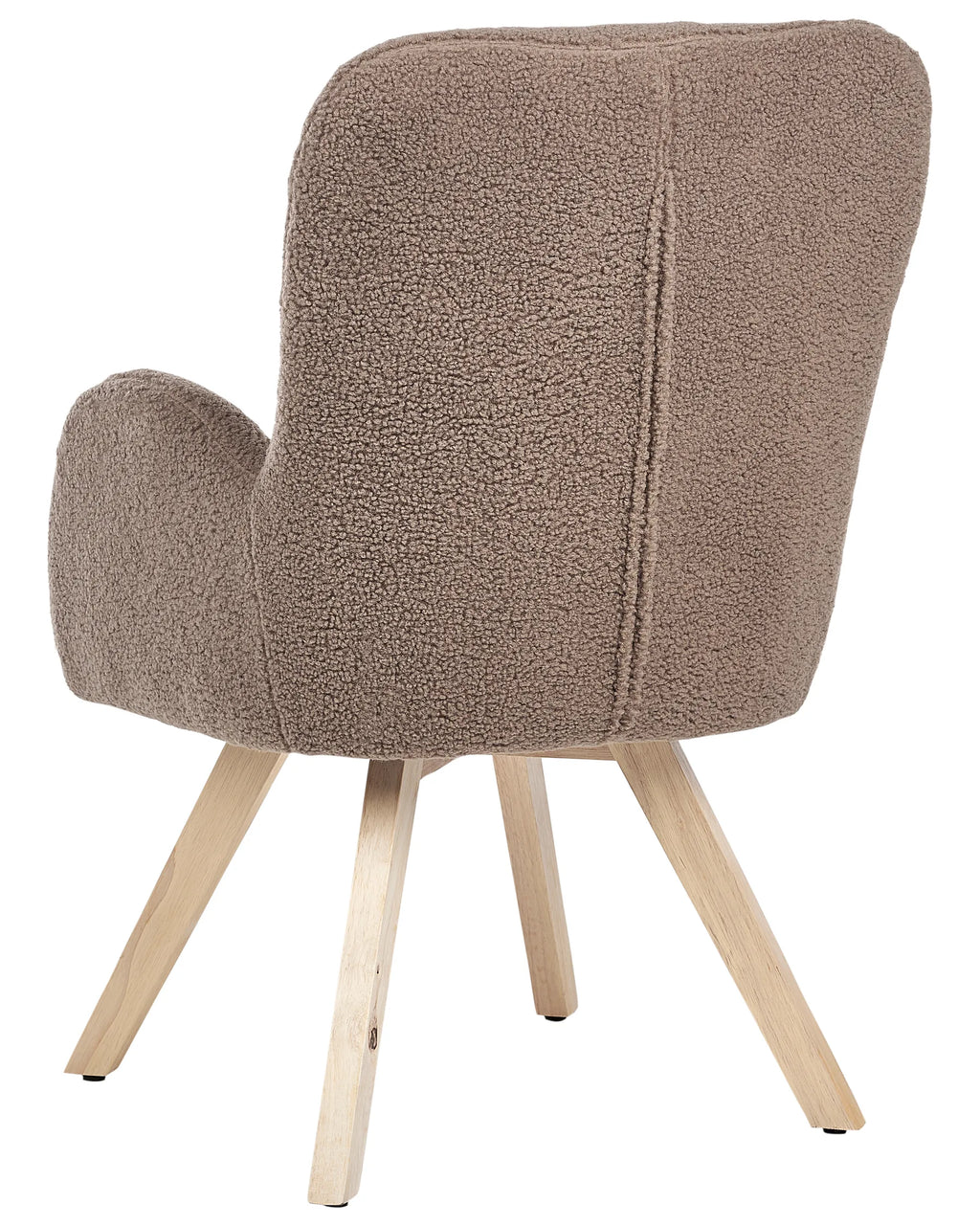 Armchair BJARN Boucle Brown