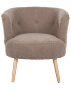 Armchair ODENZEN Boucle Brown