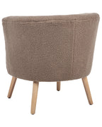 Armchair ODENZEN Boucle Brown