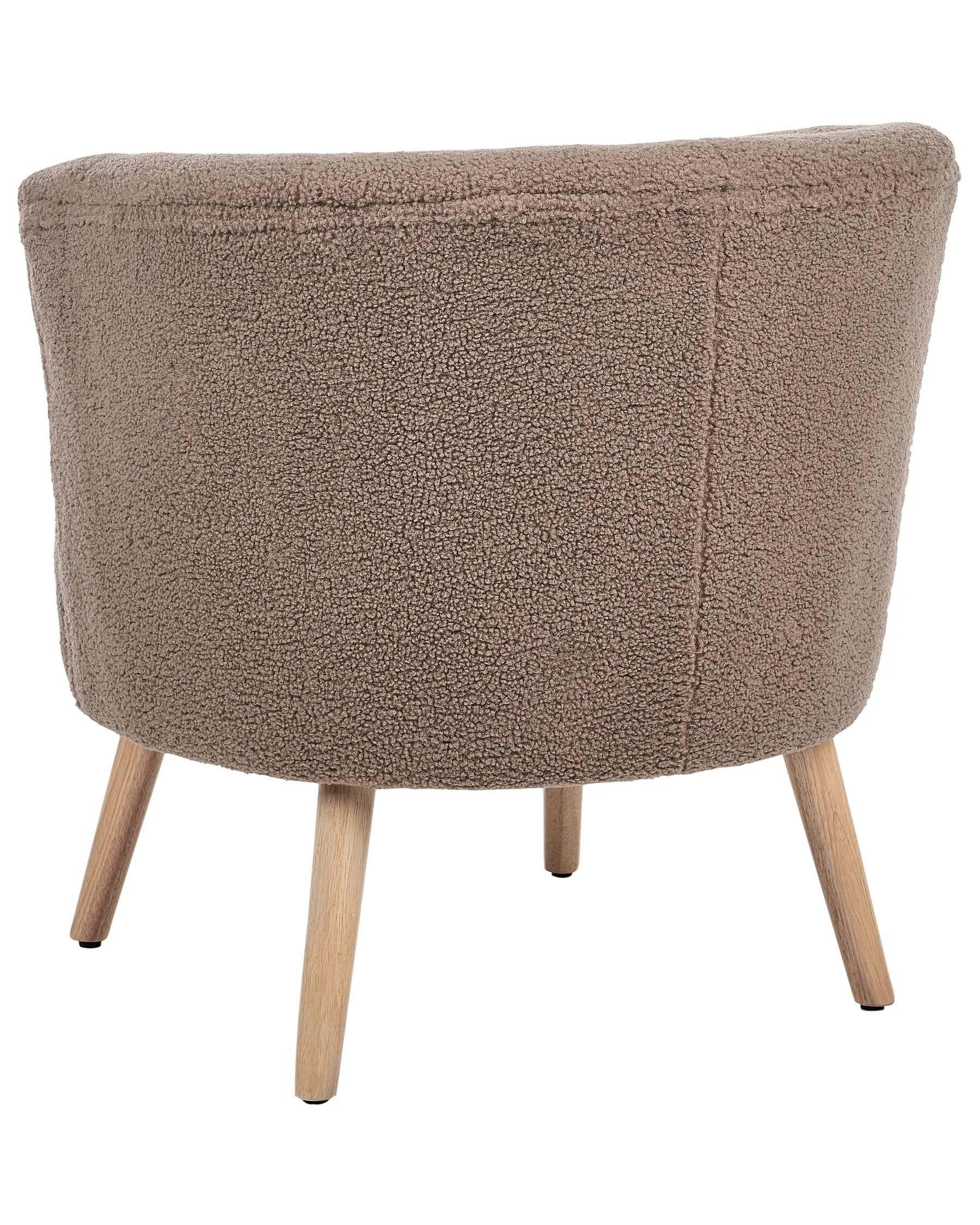 Armchair ODENZEN Boucle Brown