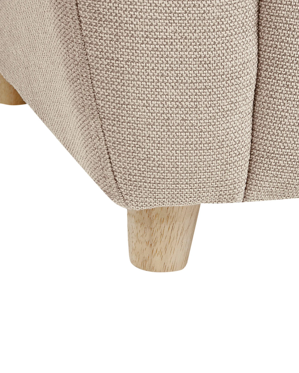 Kids Armchair Hippo MARIBO Fabric Taupe