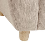 Kids Armchair Hippo MARIBO Fabric Taupe