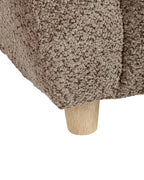 Kids Armchair Hippo MARIBO Boucle Brown
