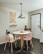 Set of 4 Dining Chairs EMORY Pastel Pink