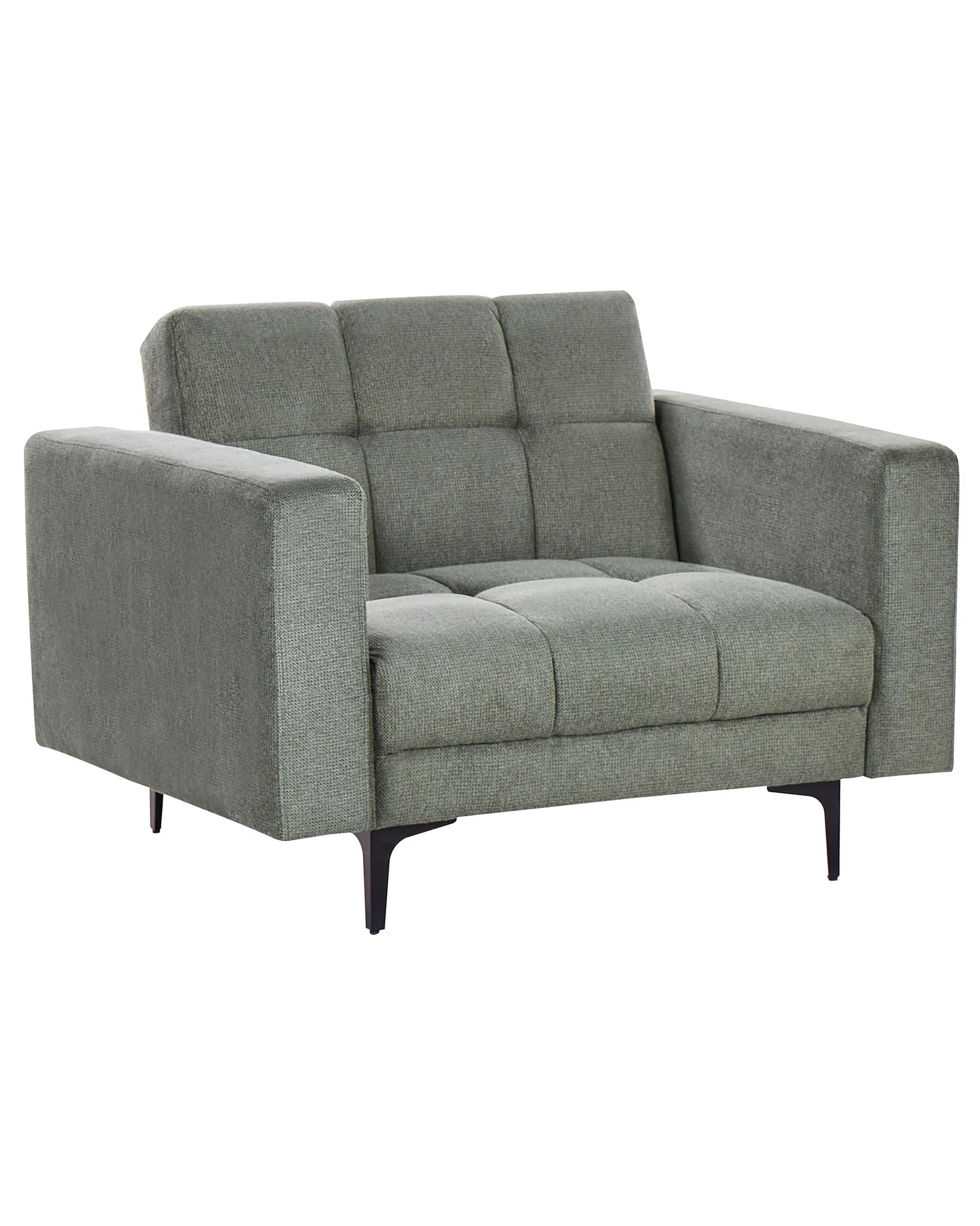 Armchair ALNES Fabric Dark Green