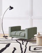 Armchair ALNES Fabric Dark Green