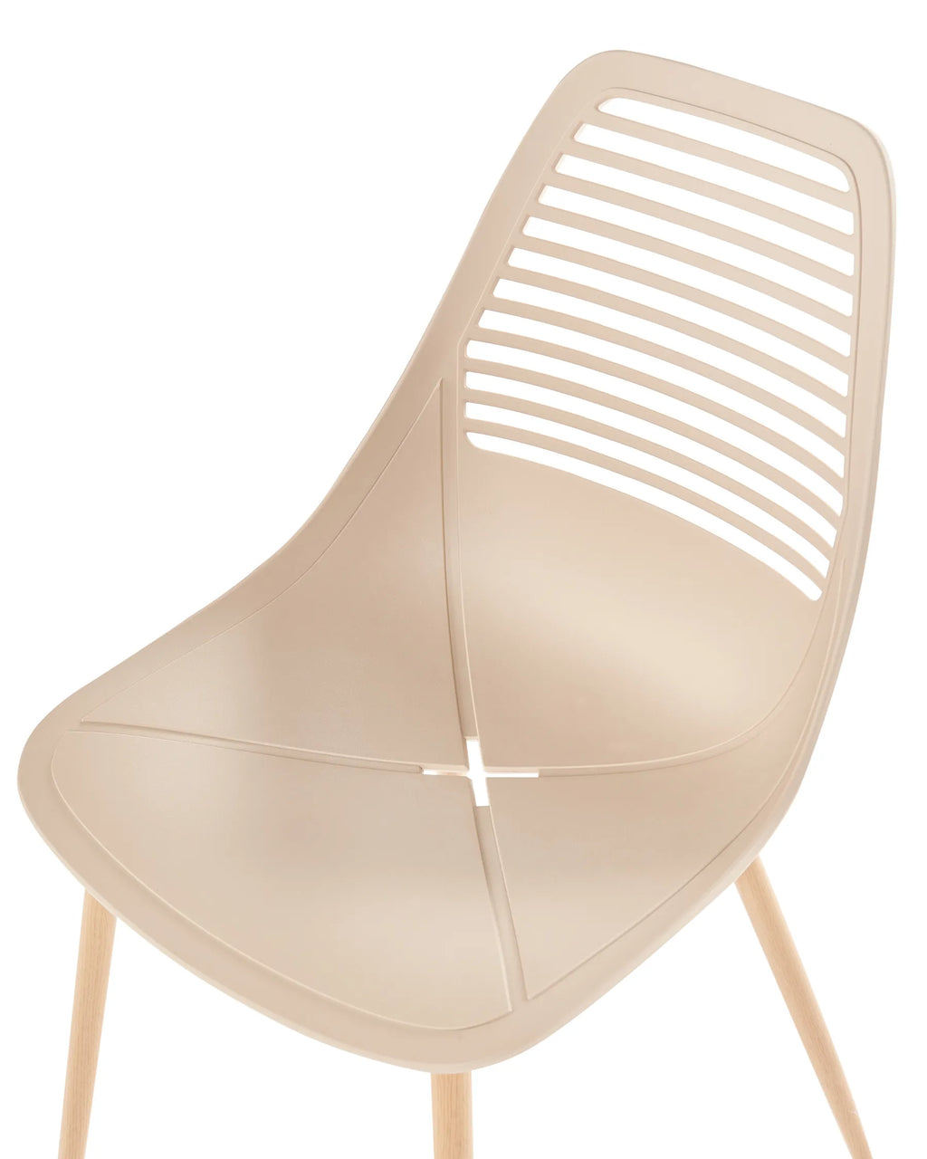 Set of 4 Dining Chairs MONTELLO Beige