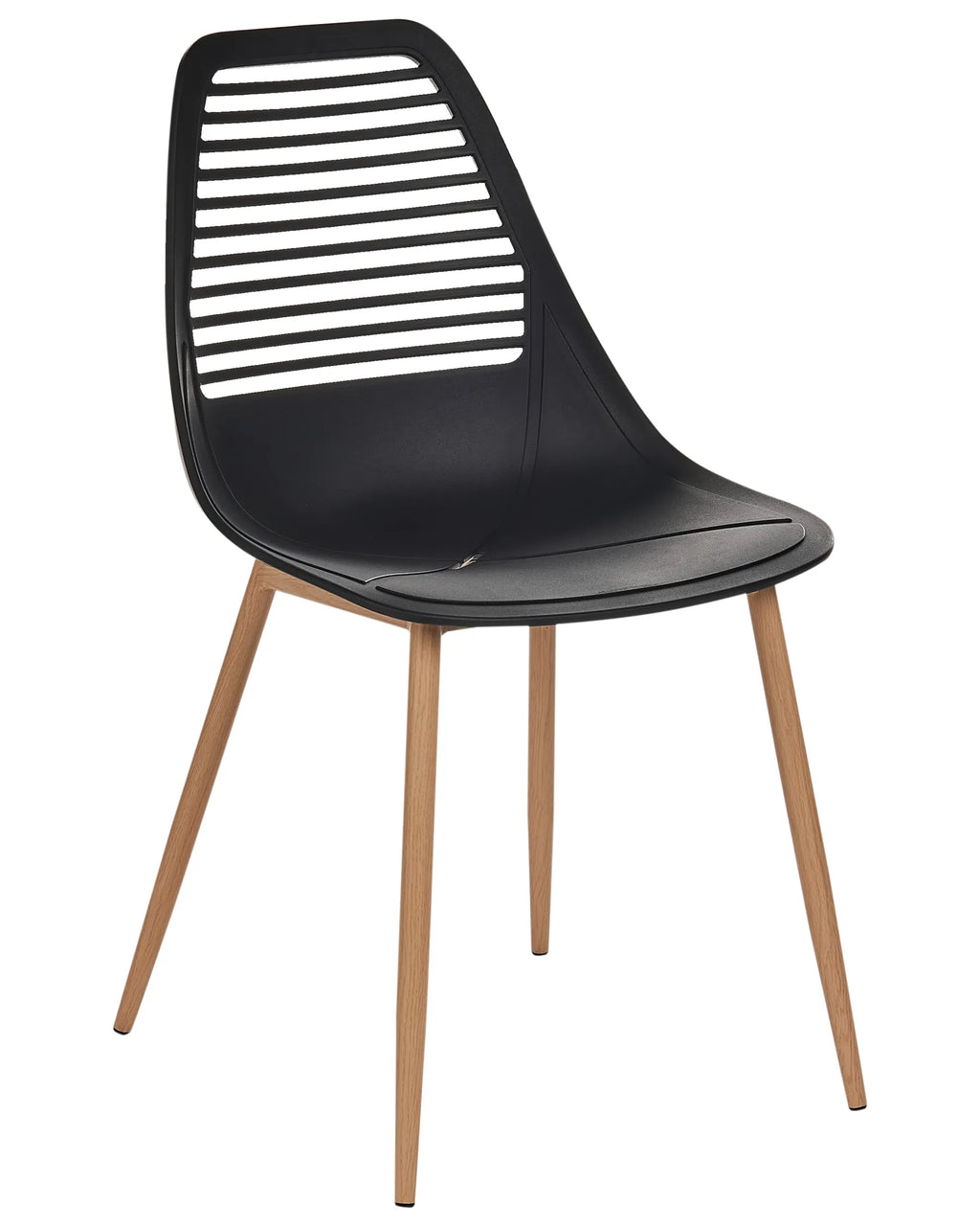 Set of 4 Dining Chairs MONTELLO Black