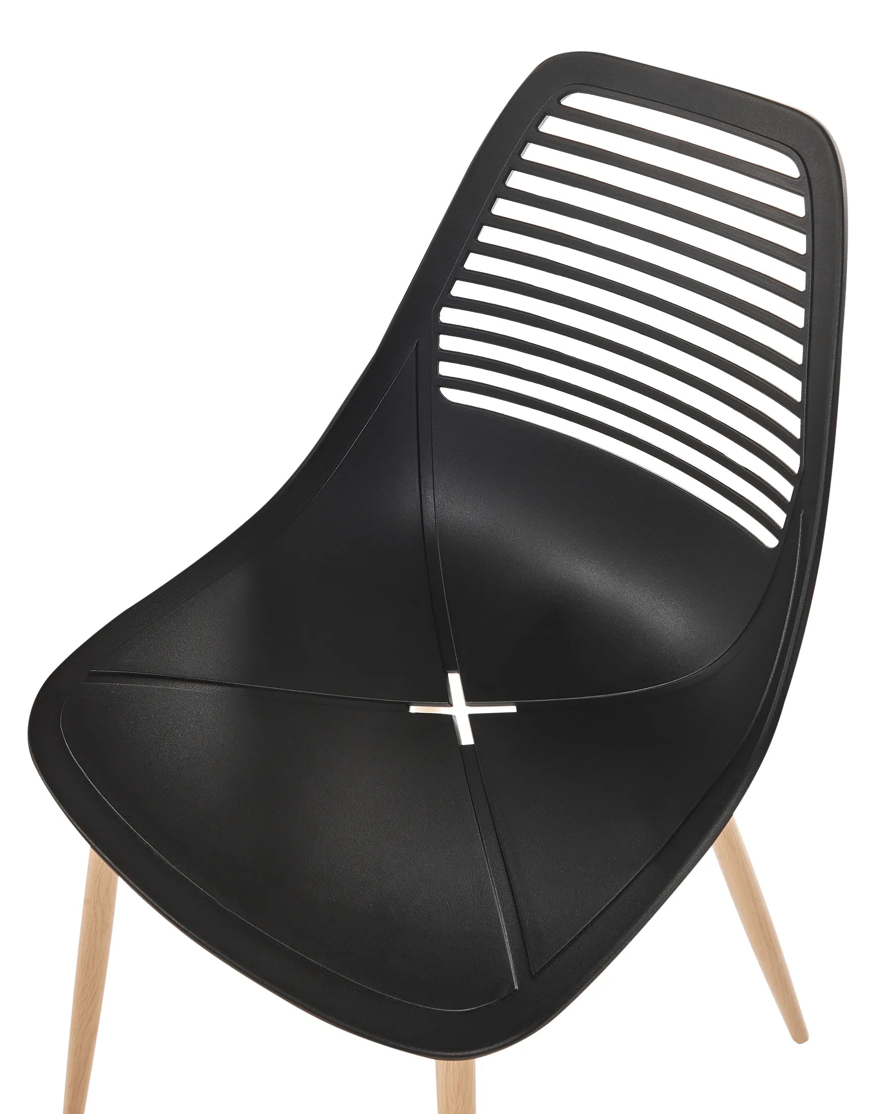 Set of 4 Dining Chairs MONTELLO Black