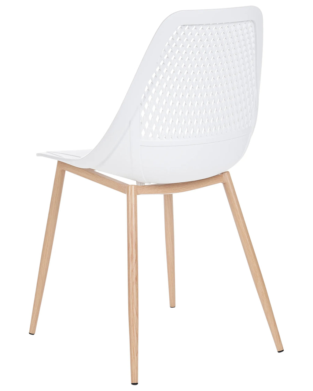 Set of 4 Dining Chairs HAZELTON White
