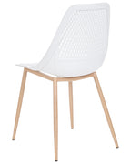 Set of 4 Dining Chairs HAZELTON White