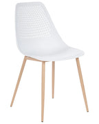 Set of 4 Dining Chairs HAZELTON White