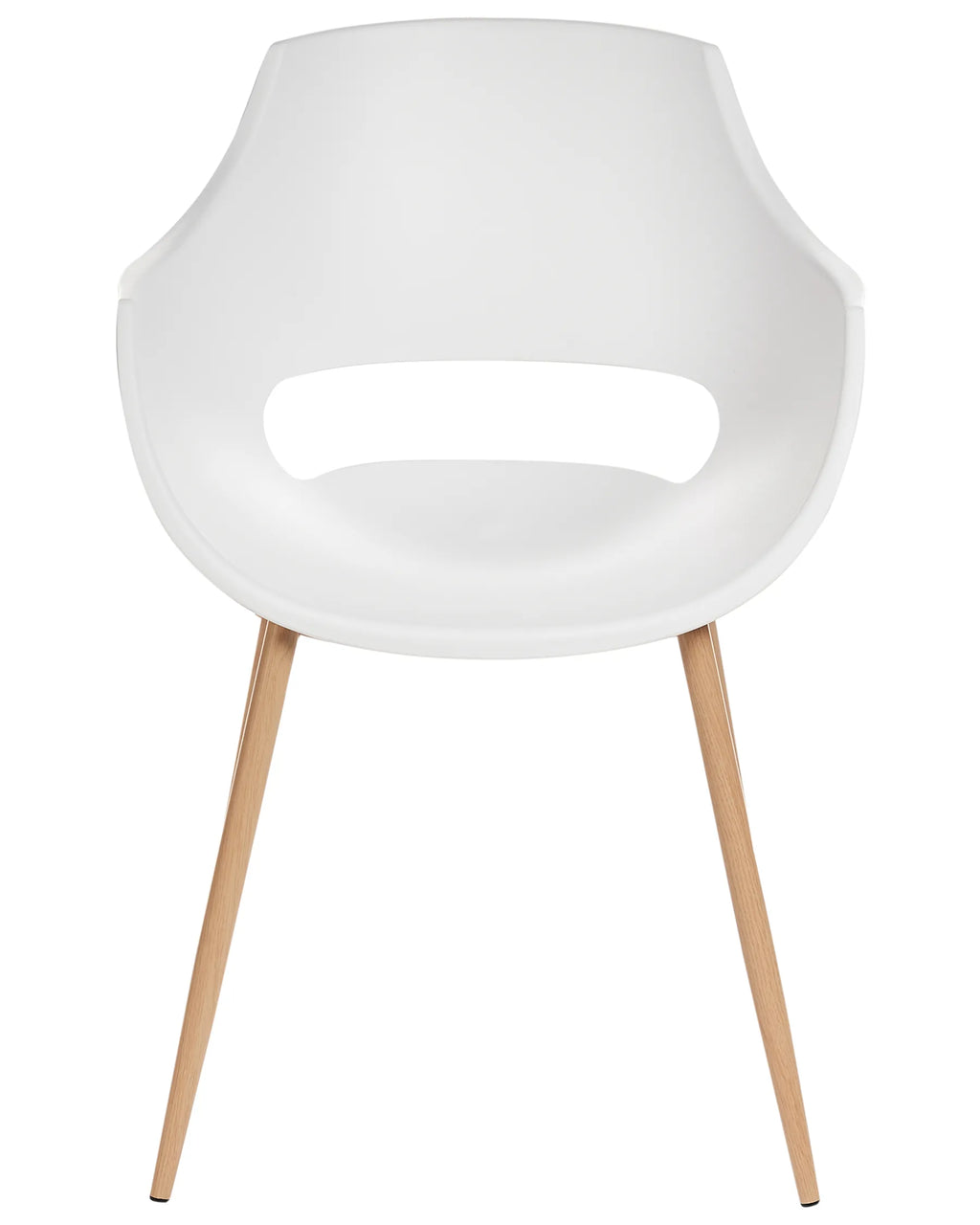 Set of 4 Dining Chairs MILLERS White