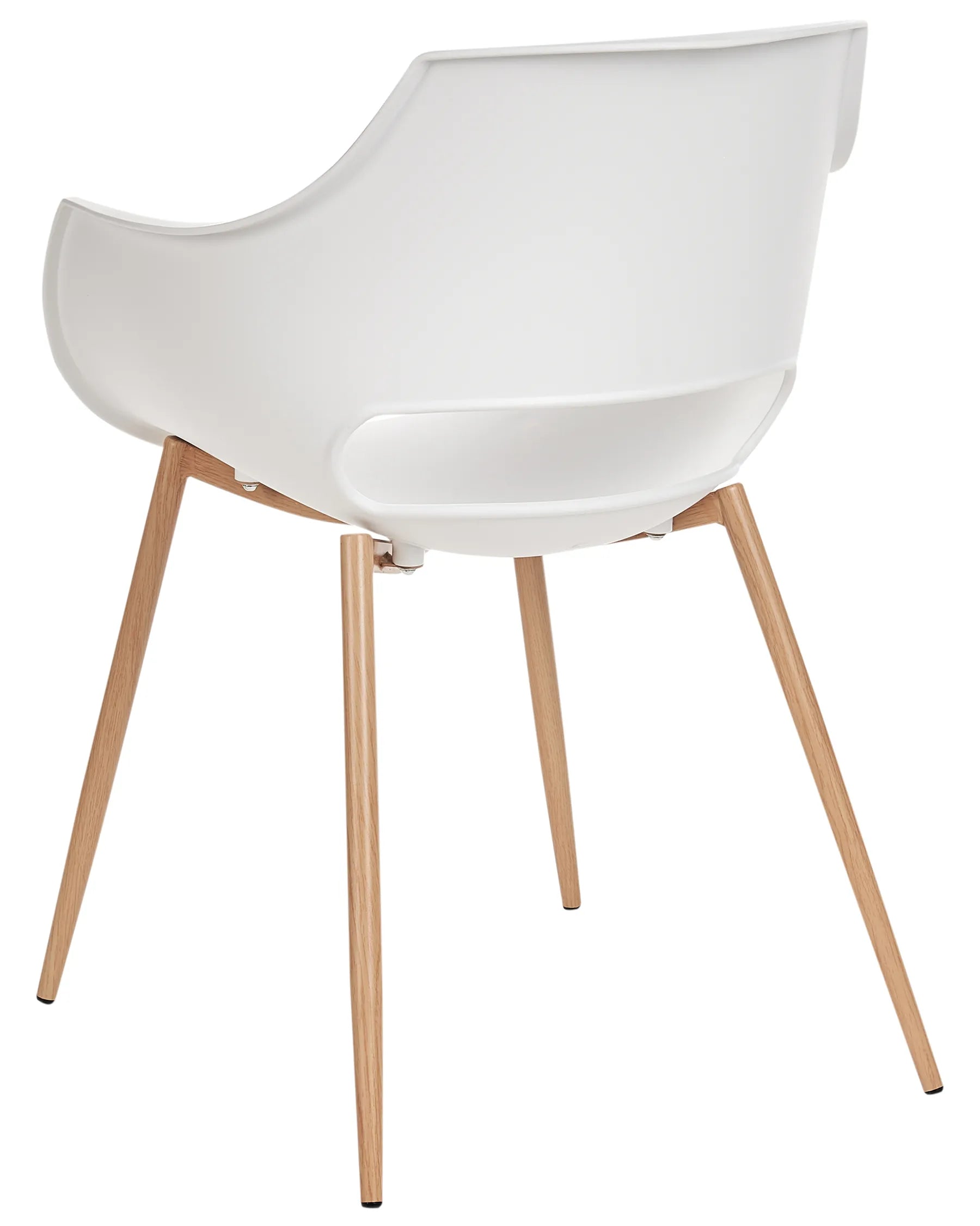 Set of 4 Dining Chairs MILLERS White