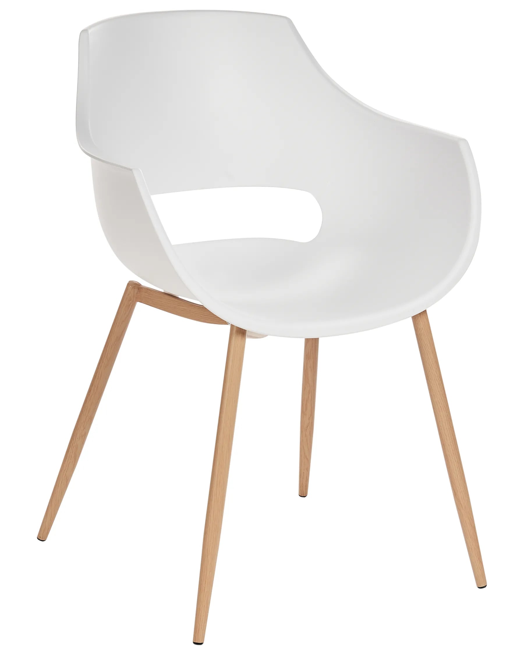Set of 4 Dining Chairs MILLERS White