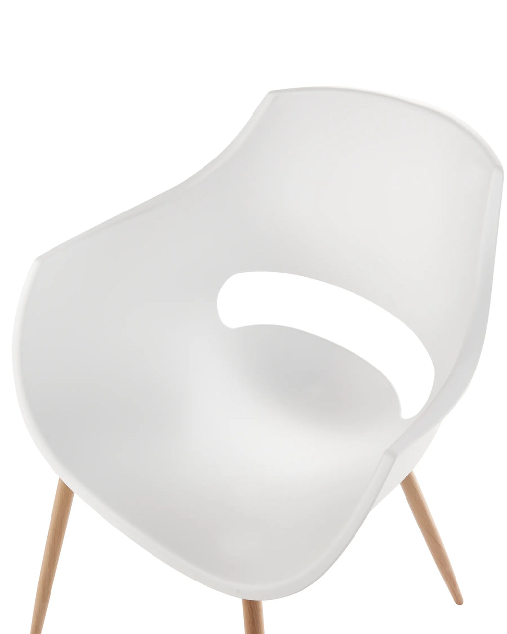 Set of 4 Dining Chairs MILLERS White