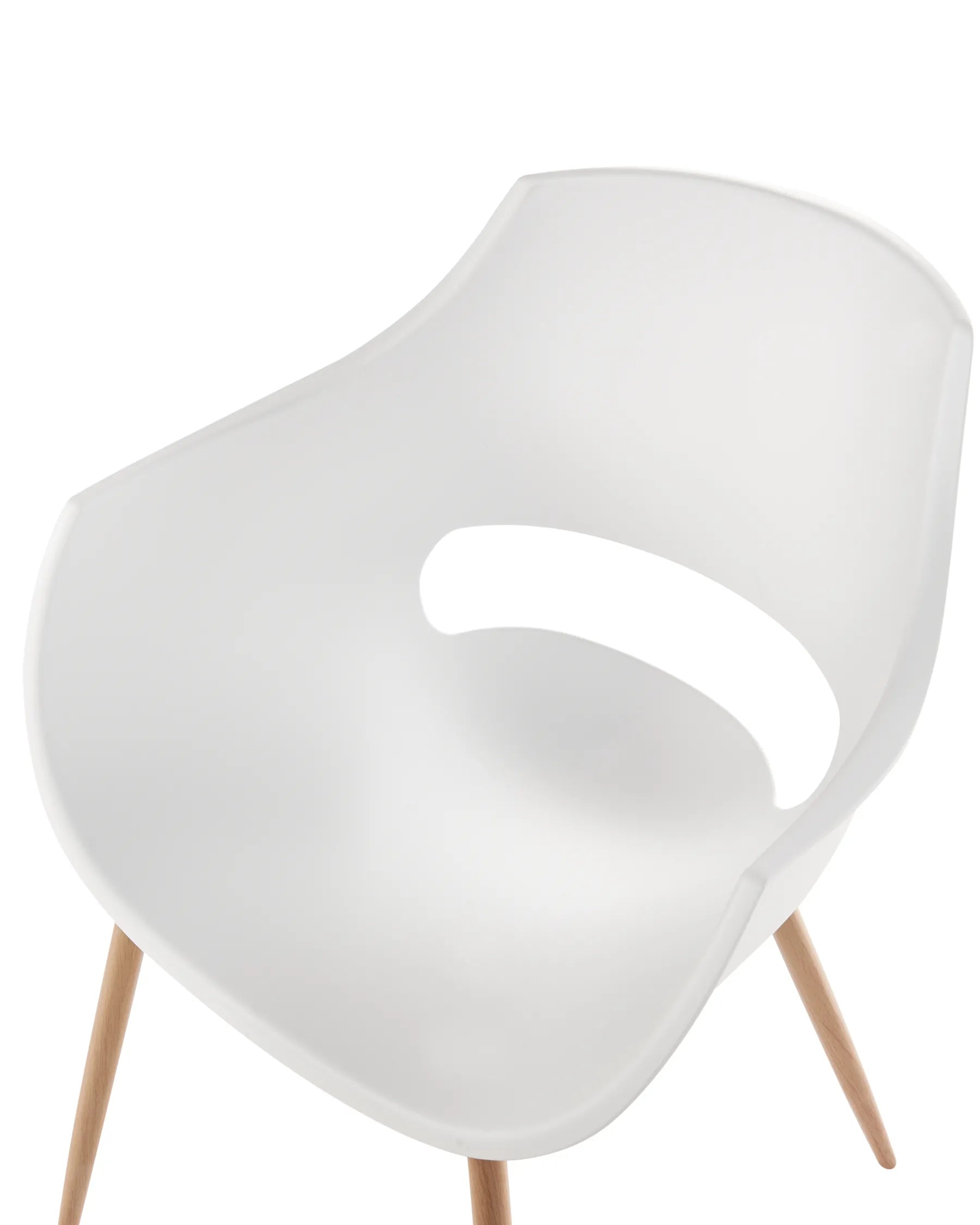 Set of 4 Dining Chairs MILLERS White