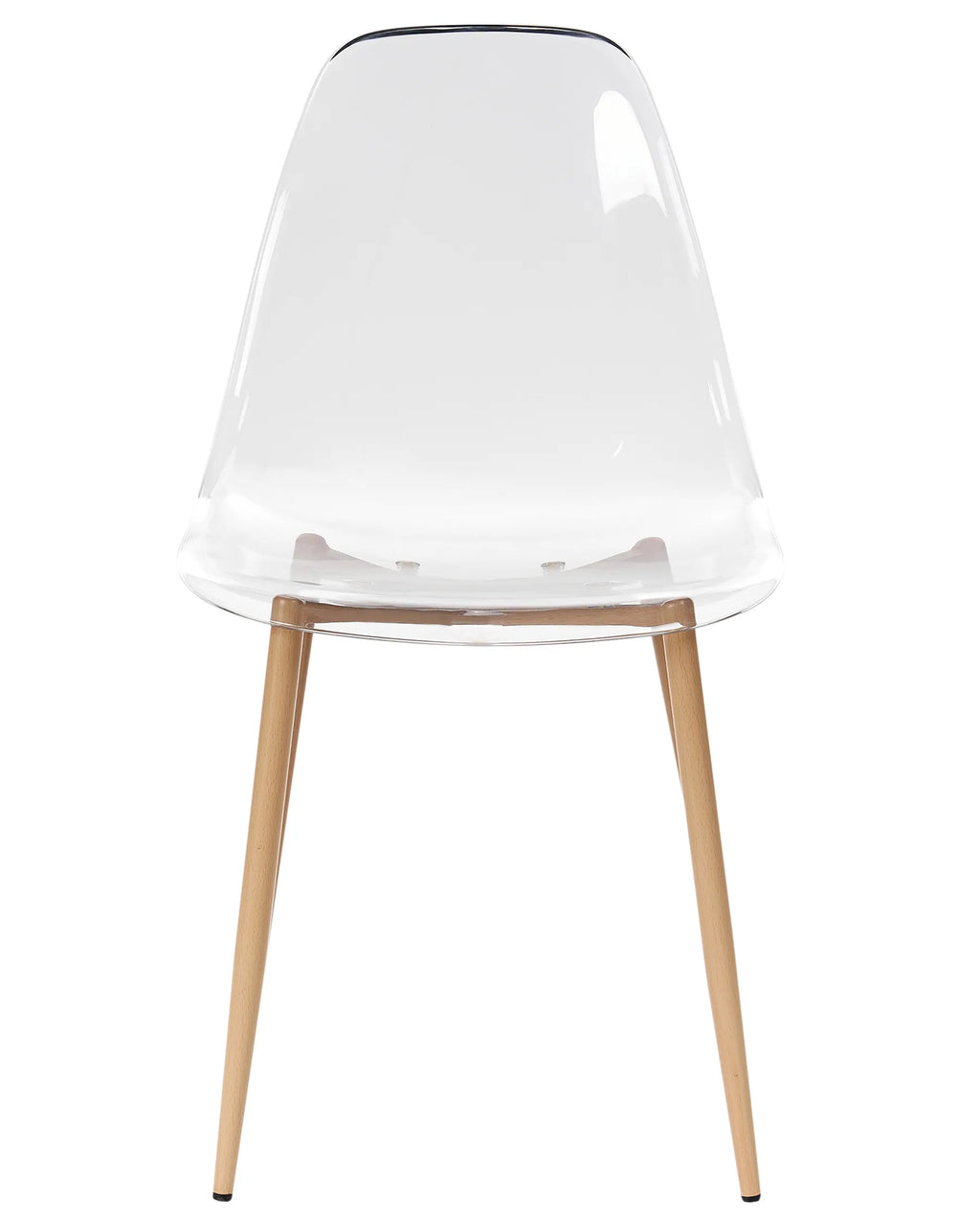 Set of 4 Dining Chairs TAKILMA Transparent
