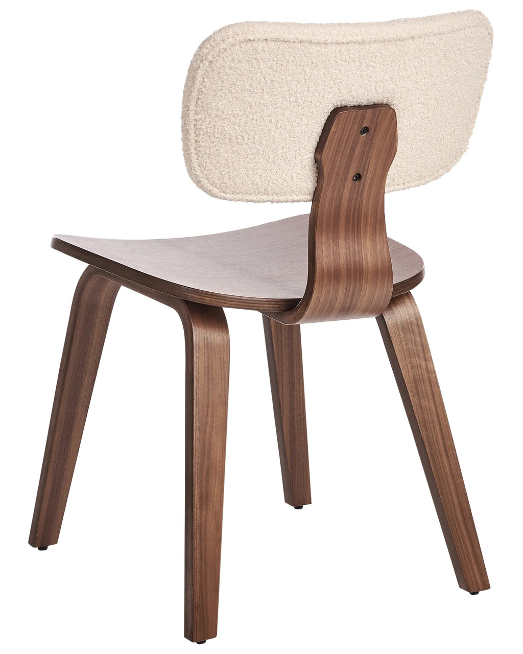 Set of 2 Dining Chairs LUCINDA Wood Dark Brown