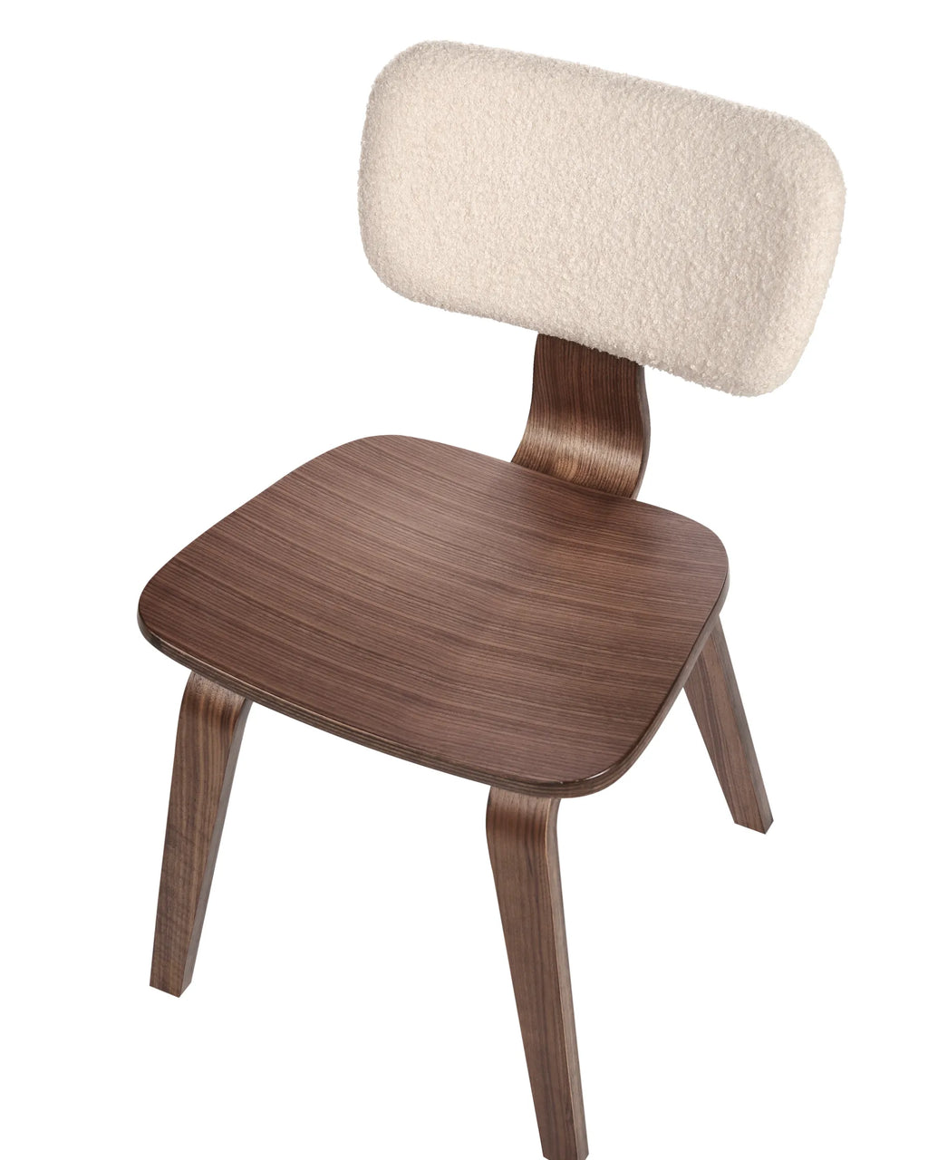 Set of 2 Dining Chairs LUCINDA Wood Dark Brown
