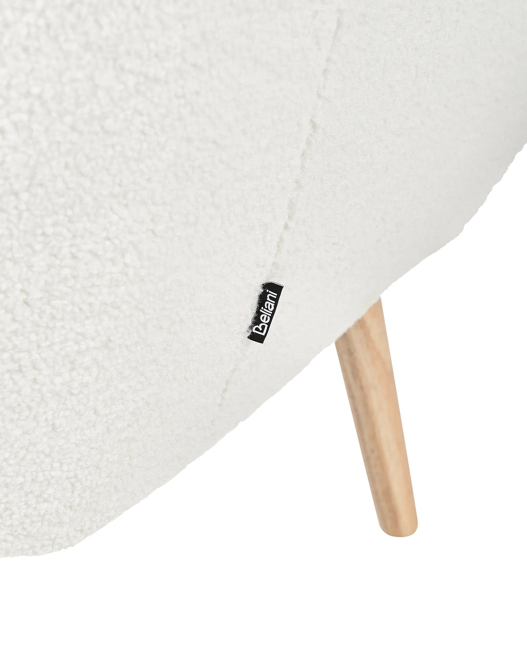 Armchair DRAMMEN Boucle White
