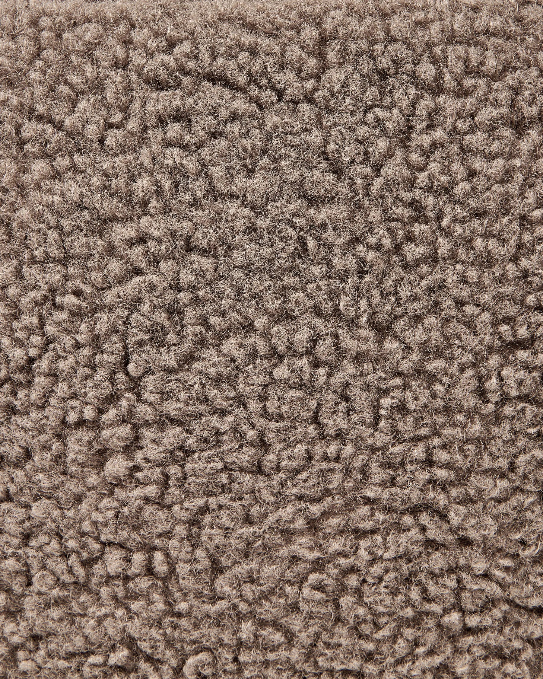 Armchair DRAMMEN Boucle Brown