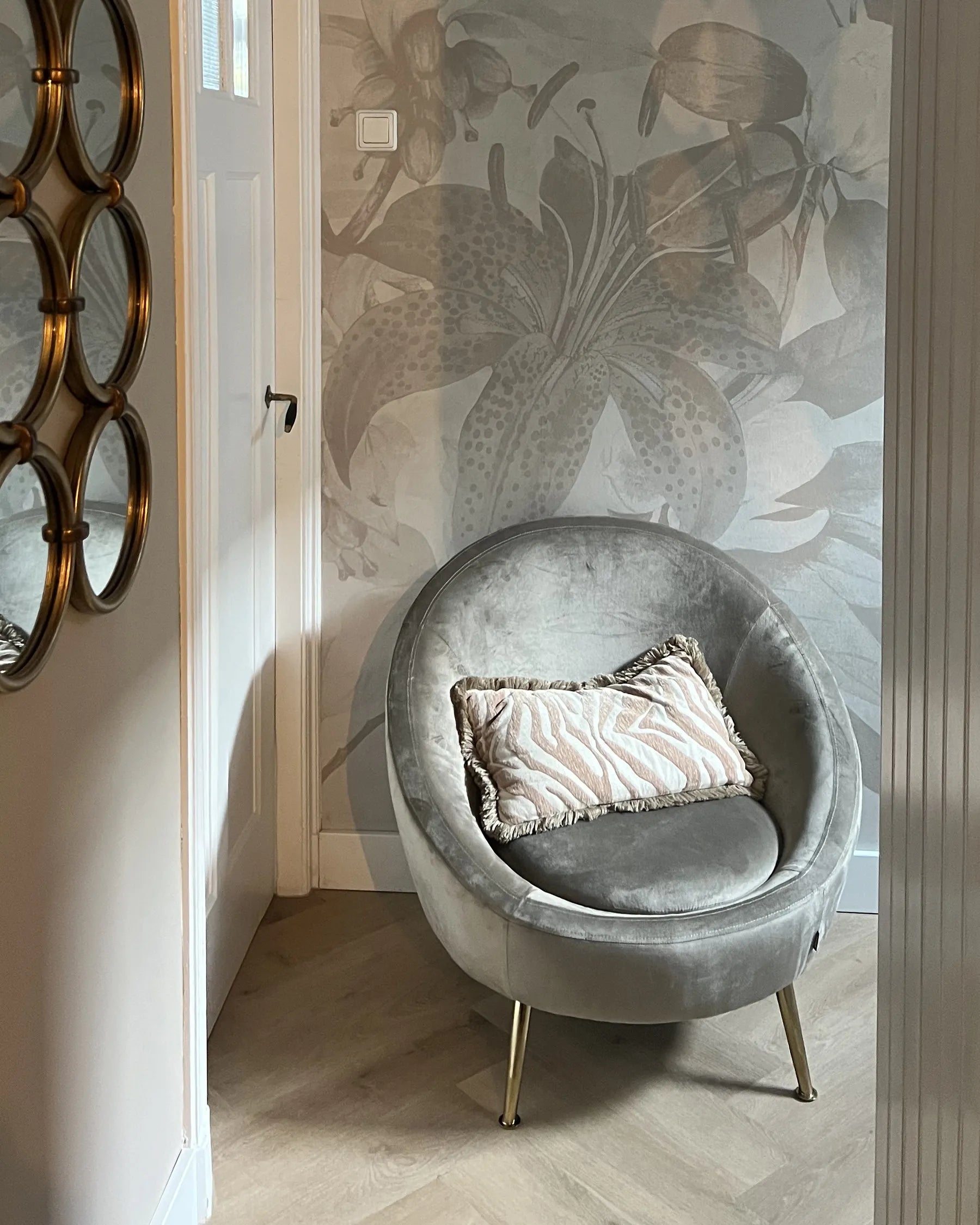 Armchair LANGA Velvet Taupe