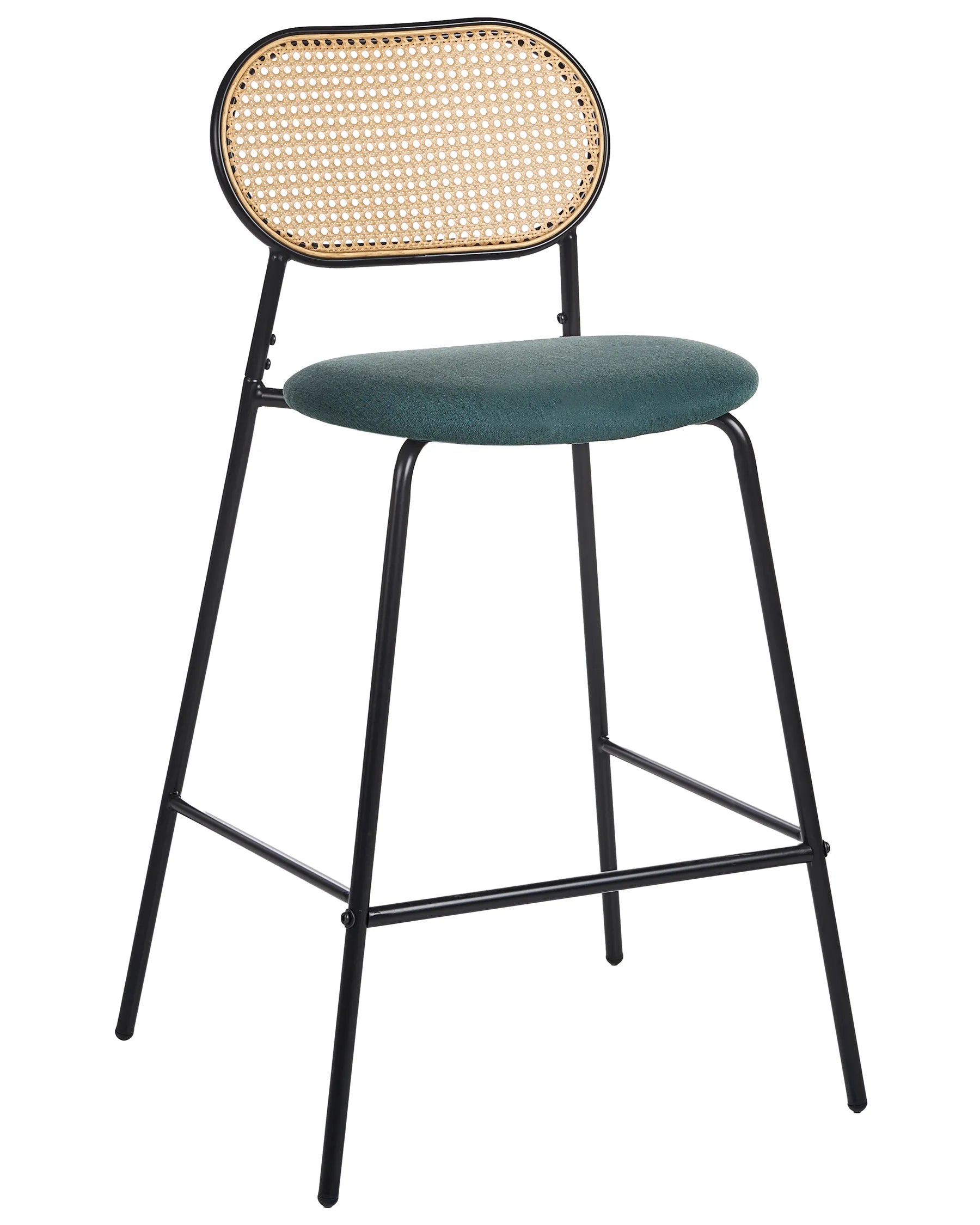 Set of 2 Bar Chairs ADAVER Black