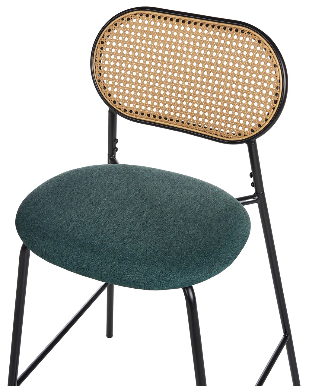 Set of 2 Bar Chairs ADAVER Black
