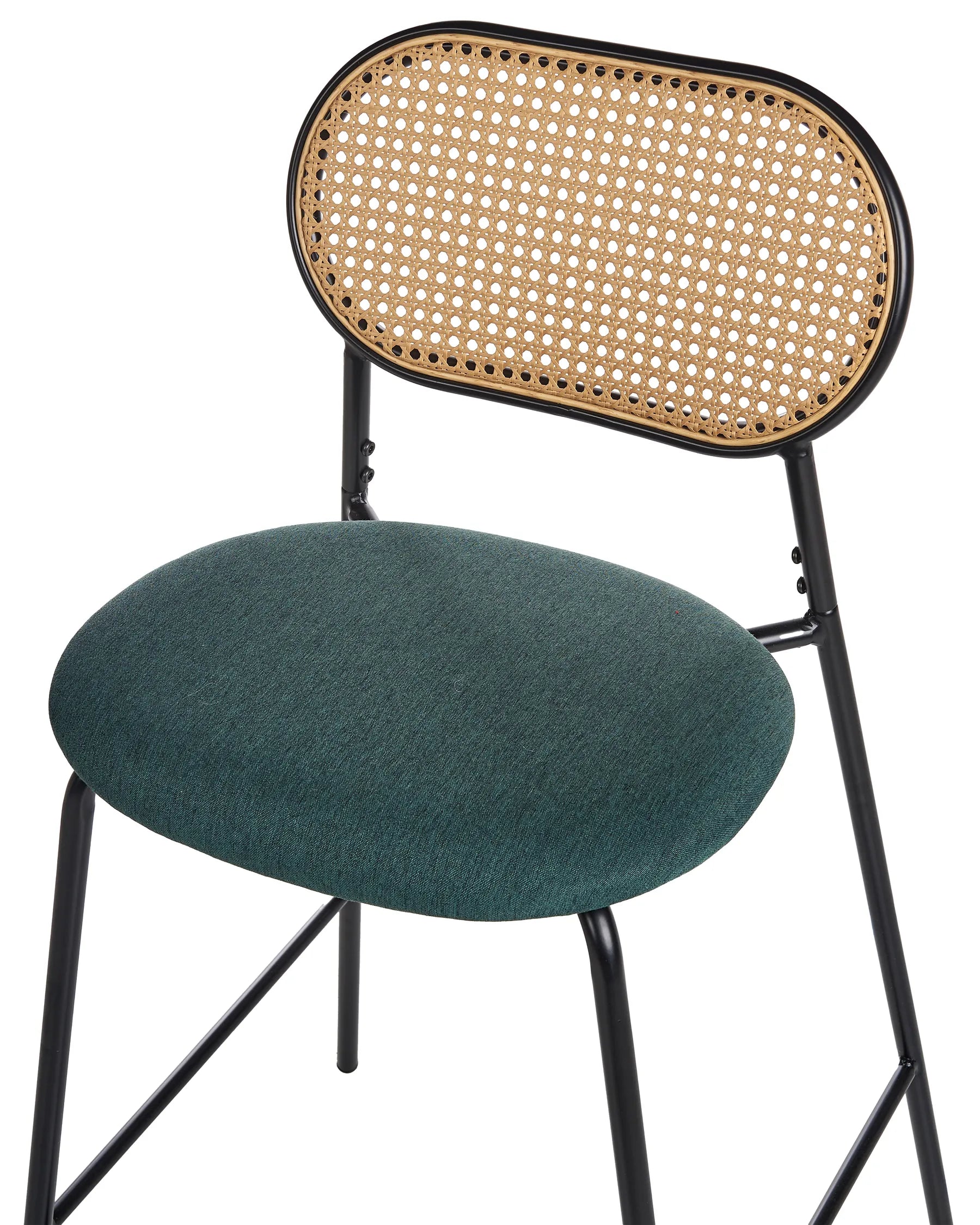 Set of 2 Bar Chairs ADAVER Black