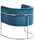 Armchair LARVIK Velvet Blue