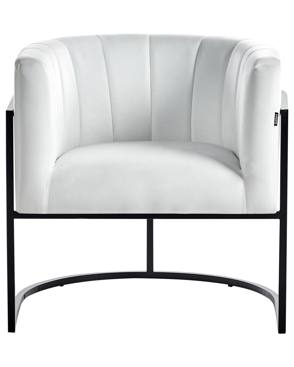 Armchair LARVIK II Velvet White