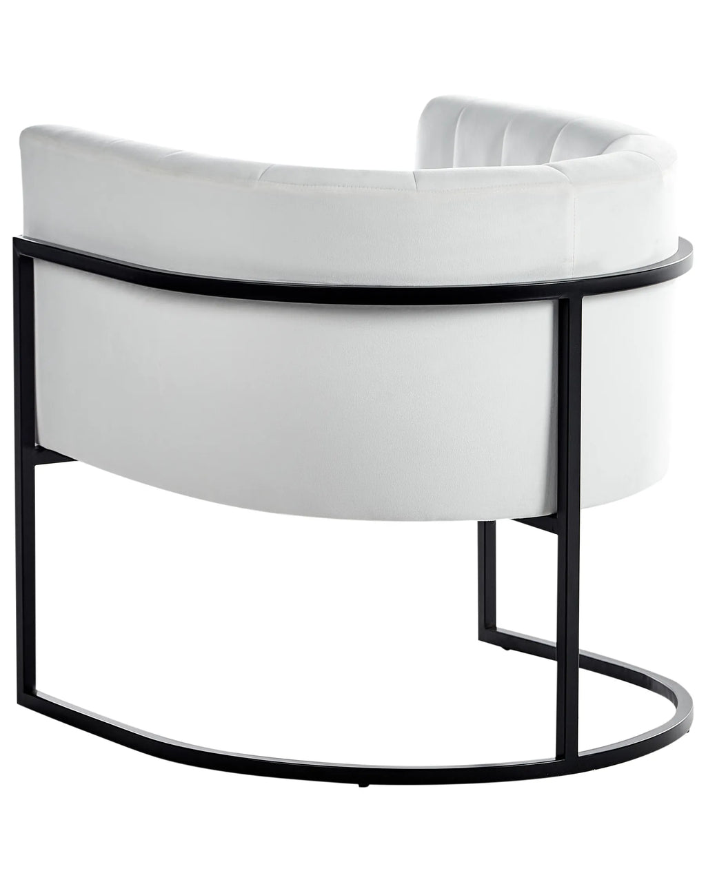 Armchair LARVIK II Velvet White