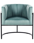 Armchair LARVIK II Velvet Mint Green