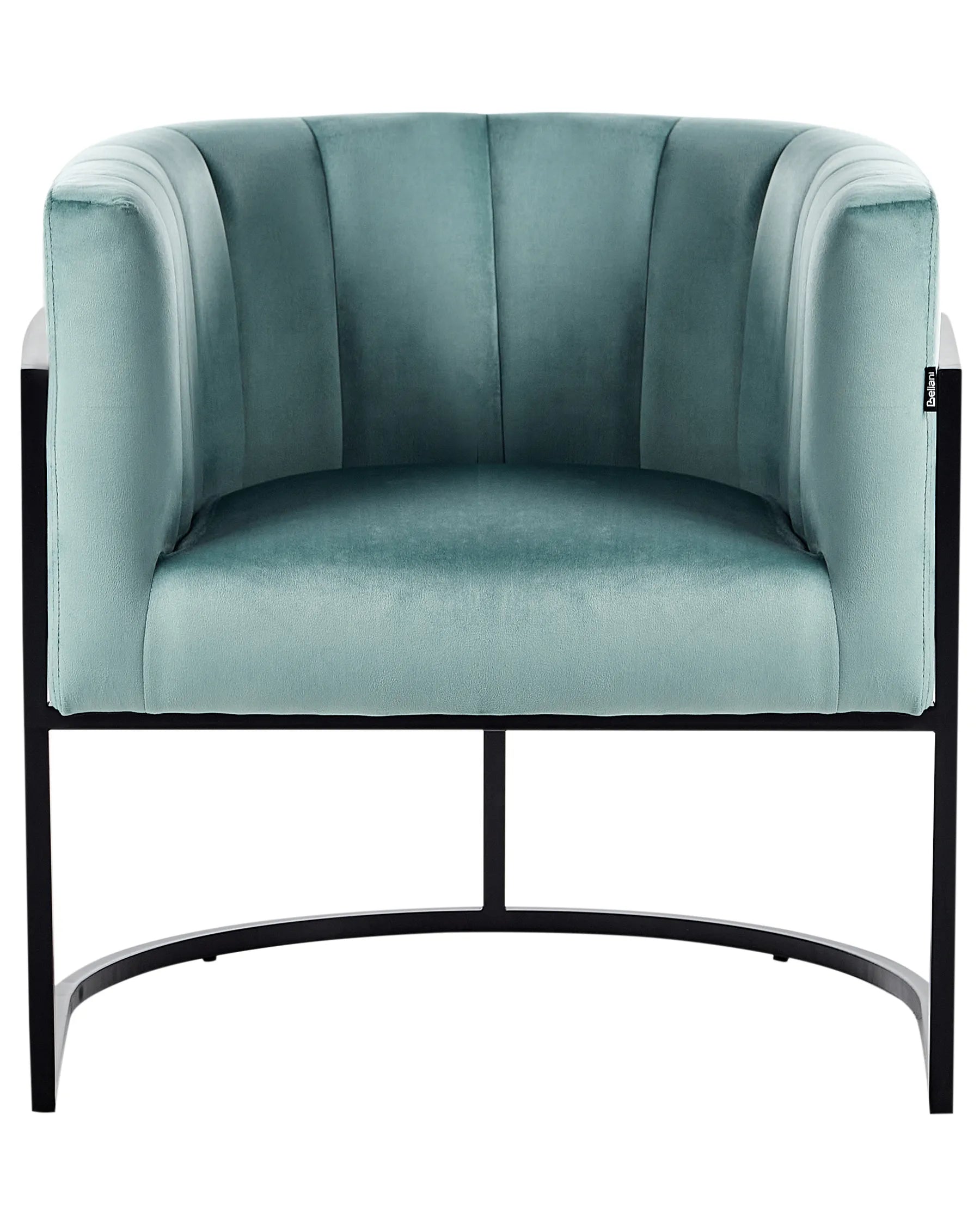 Armchair LARVIK II Velvet Mint Green