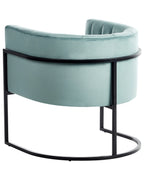 Armchair LARVIK II Velvet Mint Green