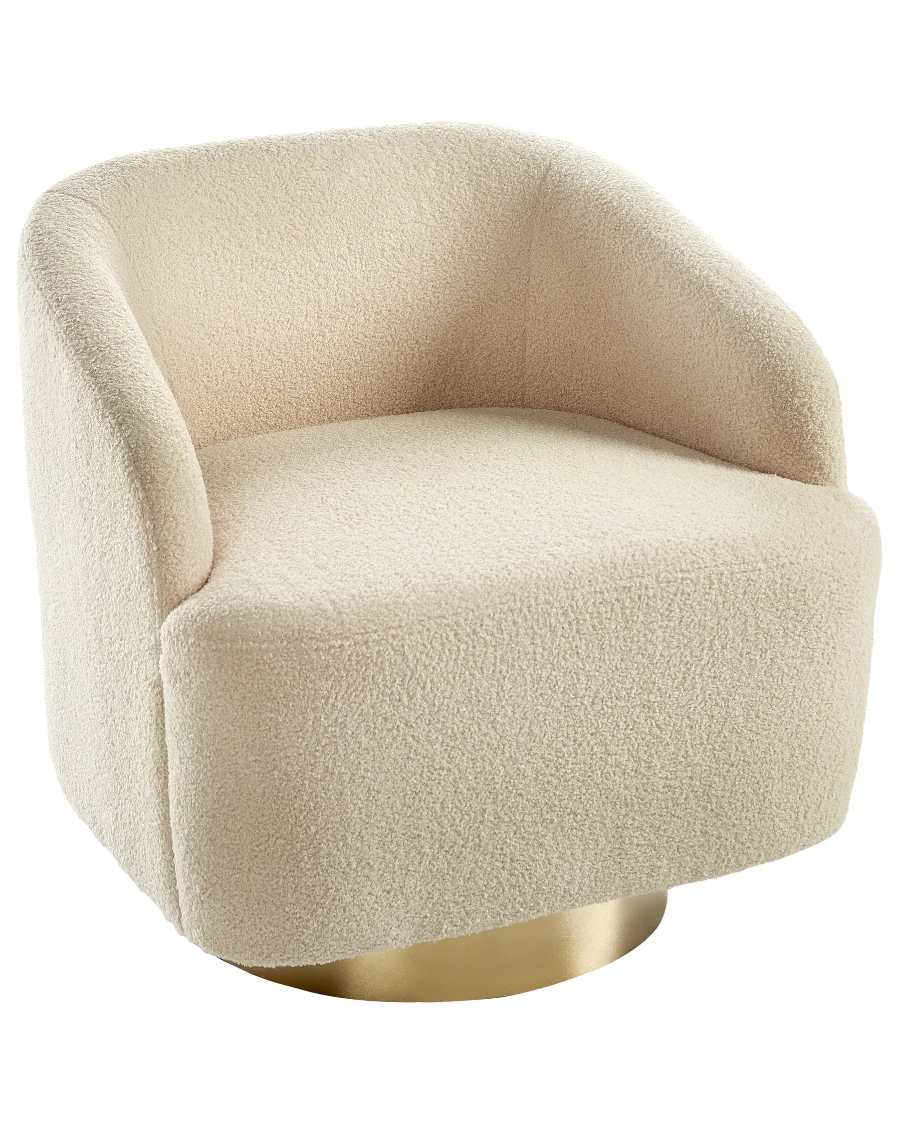 Armchair LAVIK Boucle Beige