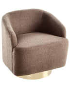 Armchair LAVIK Fabric Brown