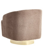 Armchair LAVIK Fabric Brown