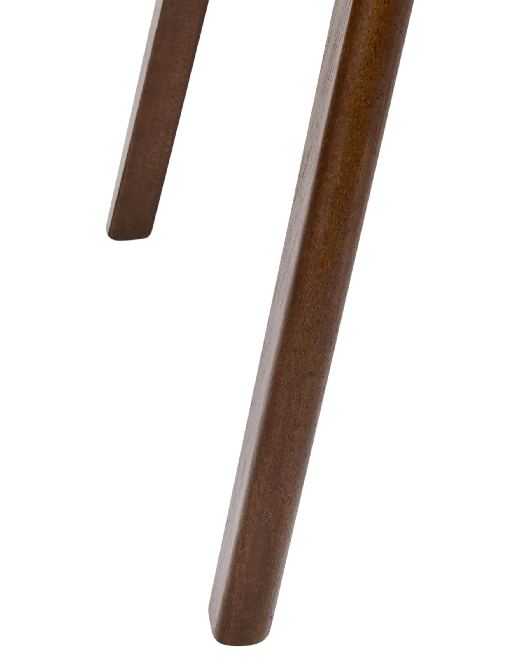 Set of 2 Dining Chairs ELAINE Boucle Dark Brown/ Taupe