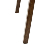 Set of 2 Dining Chairs SMILEY Wood Brown/ Grey