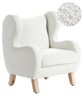 Kids Armchair FARUM Boucle Off-White