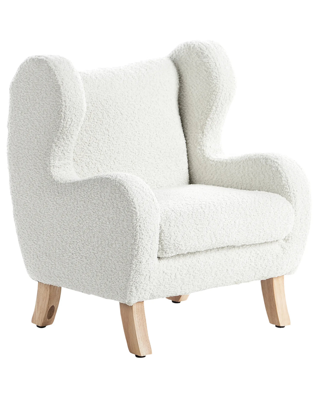 Kids Armchair FARUM Boucle Off-White